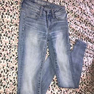 American eagle jeans size 0